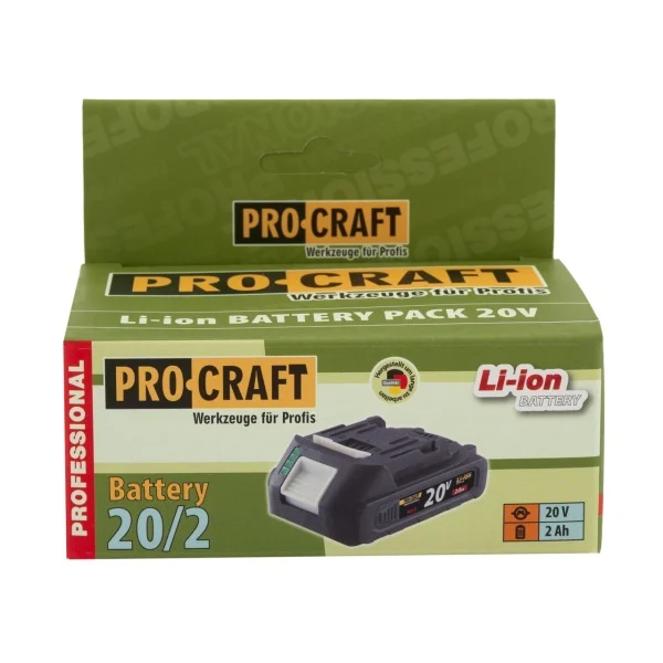 Acumulator PROCRAFT 20V, 2Ah , LI-ION [2]