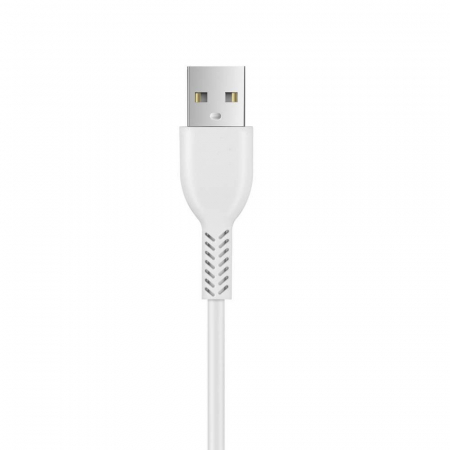 Incarcator Retea 2.1A 2USB + Cablu Micro-USB T06 Flippy Blister, Alb [2]