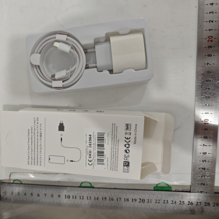 Incarcator Retea Fast Charge, Flippy, Incarcator Standard European PD30W, Compatibil cu iPhone 15/16, Cablu Fast Charge Inclus de 27W, 1m, Alb [3]