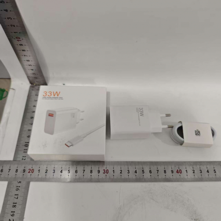 Lichidare Incarcator Retea Super Charge pentru Telefon, Flippy, 33W Standard UE, Port USB-B cu Cablu TYPE-C de 1m Inclus, Alb [2]