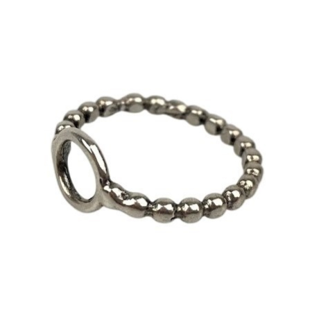 Inel Argint 925 Bobite cu Cerc, M 51 [4]