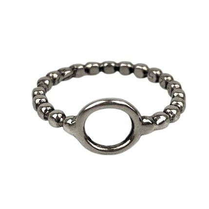 Bijuterii argint - Inel Argint 925 Bobite cu Cerc, M 53