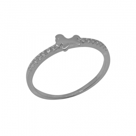 Bijuterii argint - Inel Argint 925 Catel cu Zirconii, Marime 57