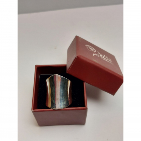 Bijuterii argint - Inel Argint 925 Cilindric, Jolie Silver, 4.8g, 2.5 cm x 1.8 cm,M 56