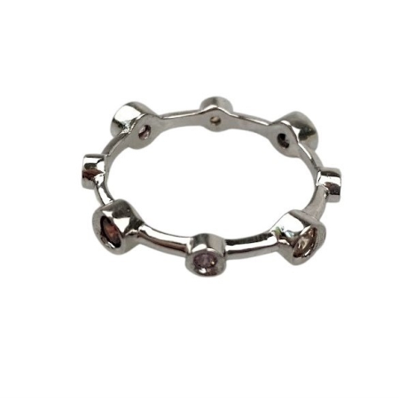 Bijuterii argint - Inel Argint 925, Circular cu Pietre Colorate M56