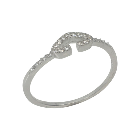 Bijuterii argint - Inel Argint 925 cu Zirconii, Marime 57