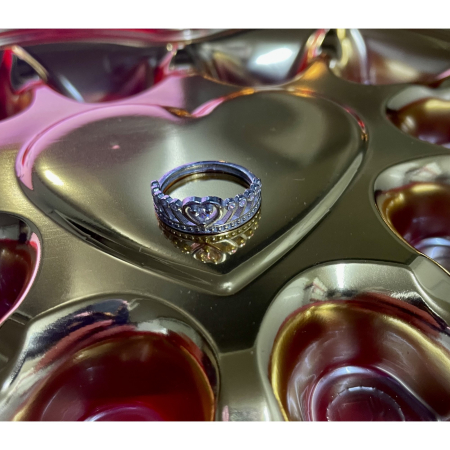 Bijuterii argint - Inel Coroana din Argint 925, M57