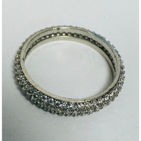Bijuterii argint - Inel din Argint 925 cu 3 Randuri de Minizirconii, Jolie Silver M48, 1.65 g