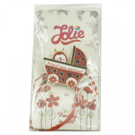 Sub 99 Lei - Insigna Copii Jolie model Primul Meu Martisor