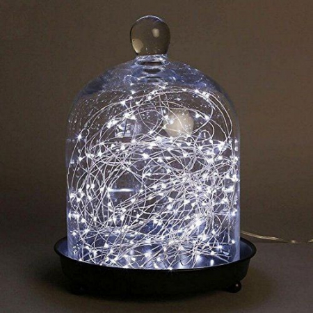 Instalatie Craciun, 25 m, 250 Led-uri, Liniara, Alb Rece, 8 jocuri de lumini, Transformator, Interconectabila, Prelungitor 3 m inclus, Fir Cupru, Flippy [5]