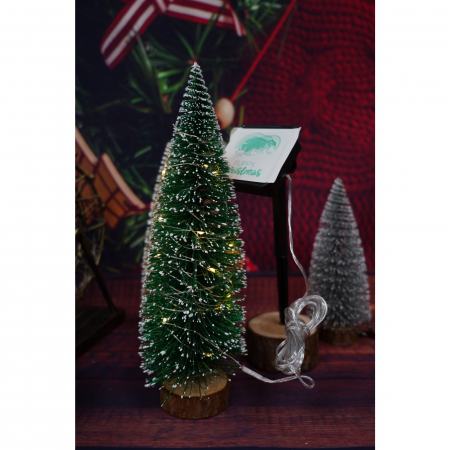 Instalatie Craciun, 5 metri, 50 de LED-uri, alb cald, cu energie solara, fir de cupru, liniar, interior/exterior, Flippy [3]