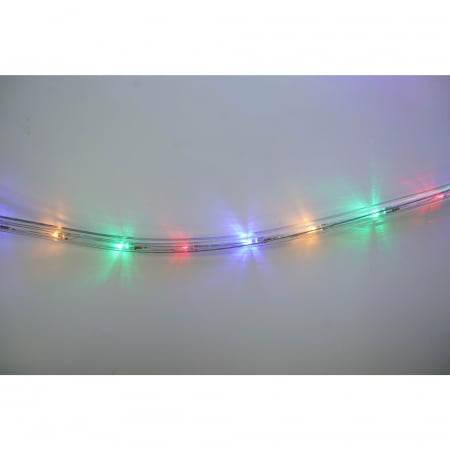 Instalatie Craciun, 94 m, 2256 Led-uri, Furtun Luminos, Multicolor, Transformator, Sectionabila, 220 V, Flippy [3]