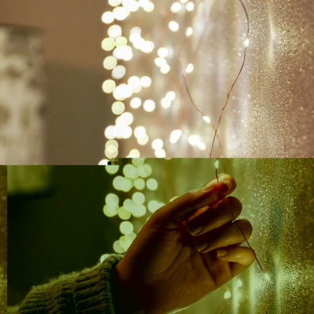 Instalatie Craciun Tip Turturi, IP44, 30 m, 858 Led-uri, Alb cald, 8 jocuri de lumini, 31 V, Telecomanda inclusa, Interconectabila, Prelungitor 3 m inclus, Fir Cupru, Flippy, Interior/Exterior [4]