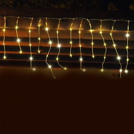 Instalatie Craciun Tip Turturi, IP44, 35 m, 1001 Led-uri, Alb cald, 8 jocuri de lumini, 31 V, Telecomanda inclusa, Interconectabila, Prelungitor 5 m inclus, Fir Cupru, Flippy, Interior/Exterior [6]