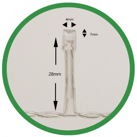Instalatie de Craciun Flippy® Tip Franjuri, 12 m, 300 LED-uri, Interconectabila, Multicolor [7]