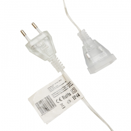 Instalatie de Craciun Flippy® Tip Perdea, 3 x 3 m, 320 LED-uri, Interconectabila, Alb Rece [5]