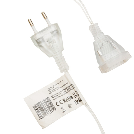 Instalatie de Craciun, Flippy®, Tip Plasa, 1.5 x 1.5 m, 120 LED-uri, Interconectabila, Alb Cald [5]