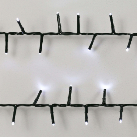 Instalatie de Craciun, Premium Flippy®, Tip Liniara / Sirag, 50 m, 500 LED-uri Mari, Alb Rece [9]