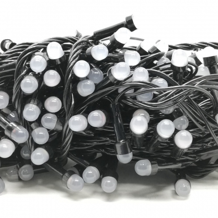 Instalatie de Craciun Tip Sir 9 m 80 LED -uri Mari Alb Rece [2]