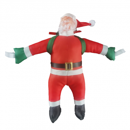 Instalatie LED de Craciun, Flippy, cu Accesorii, Lumina Calda, Lungime 3 m, 16 Trepte, 288 de Luminite, 8 Moduri, Model Mos Craciun pe Scara, Alb cald [6]