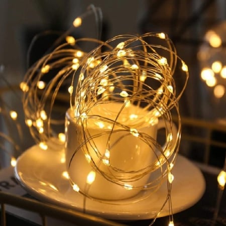 Blackfriday 2025 - Lichidare Instalatie Liniara de Craciun, 50 m, 500 Led-uri, Alb Cald, 8 jocuri de lumini, Transformator, Interconectabila, Prelungitor 3 m inclus, Fir Cupru, Flippy