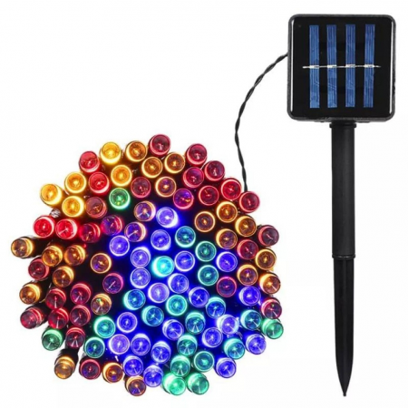 Decoratiuni, ornamente si articole Craciun - Sir solar 1000 led ,100 m, multicolor, cu telecomanda