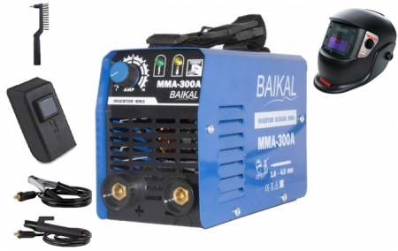 Invertor de sudura Baikal 300A, 300 A, 1.6 - 4 mm + Masca de sudura cu reglaj automat [0]