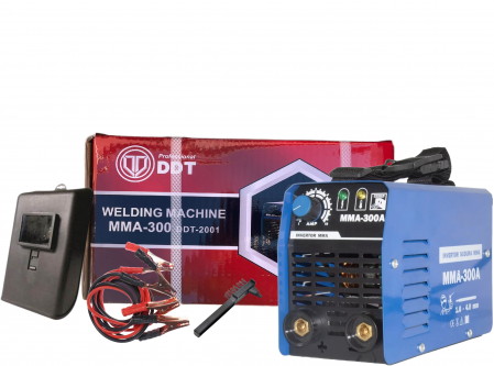 Aparate sudura - Aparat de sudura tip invertor DDT BKL Profesional 300A, diametru electrod 1.6-5 mm, ultra portabil, afisaj electronic, ventilator racire, protectie supra-incalzire