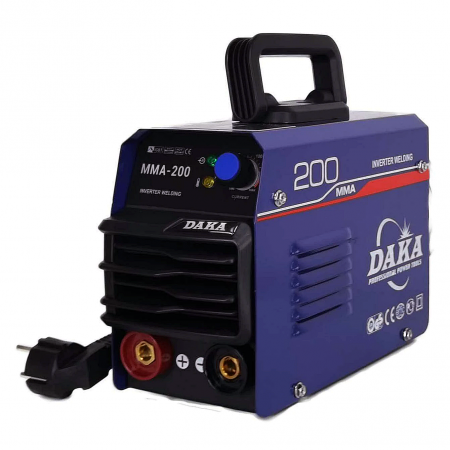 Invertor de sudura DAKA MMA200, electrozi 1.6-3.2 mm, 200 A, toate accesoriile incluse [0]