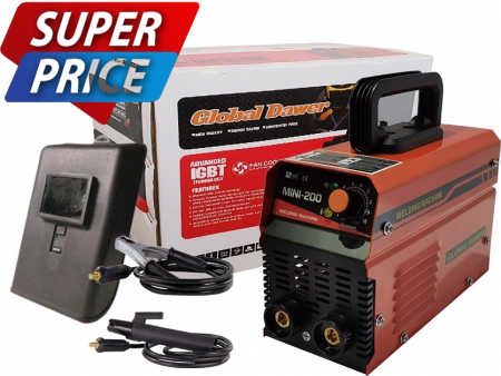 Echipamente pentru sudura - Invertor de sudura Global Dawer 200, 200 A, 2 - 3.2 mm
