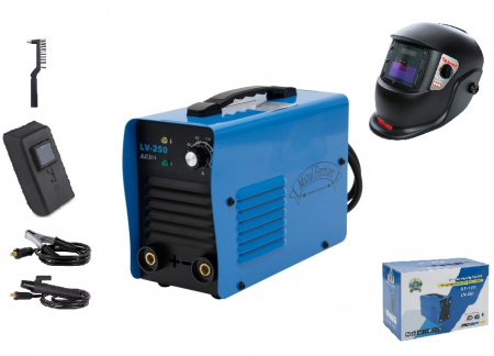 Invertor de sudura Micul Fermier LV-250, 250 A, 1.6 - 5 mm + Masca de sudura cu reglaj automat [0]