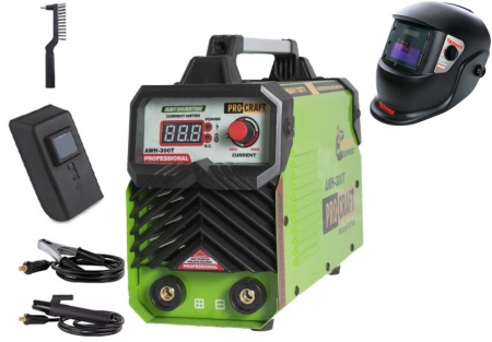 Invertor de sudura Procraft AWH300T, 300 A, 1.6 - 5.0 mm + Masca de sudura cu reglaj automat [0]