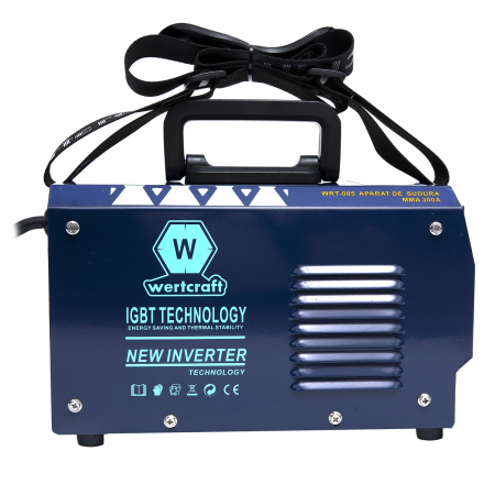 Invertor de sudura WertCraft WRT-005, 20-300 A curent iesire, 230 V, IP21S, MMA, accesorii incluse, valiza transport [3]