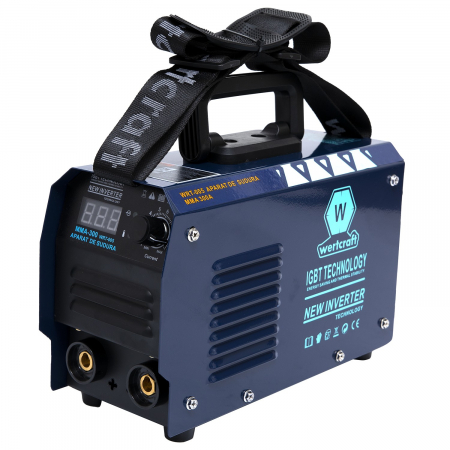 Invertor de sudura WertCraft WRT-005, 20-300 A curent iesire, 230 V, IP21S, MMA, accesorii incluse, valiza transport [1]