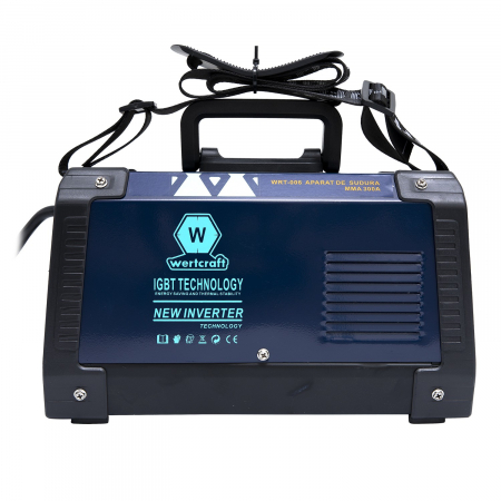 Invertor de sudura WertCraft WRT-006, 20-300 A amperaj, 230 V, 1.6-4 mm diametru electrod, MMA, IP21, funtie anti-lipire [5]