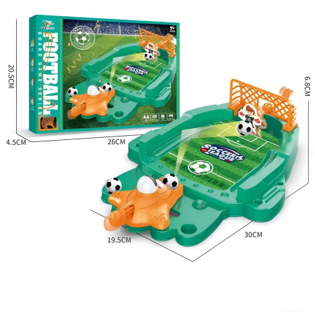 Joc de Masa Mini Fotbal Interactiv pentru Copii, Flippy, Board Game, Mingi si Figurine Incluse, 30x19.5x6.8 cm, Multicolor [3]