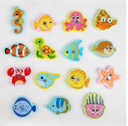 Lichidare Joc de pescuit magnetic cu 15 piese si cutiuta din metal [1]