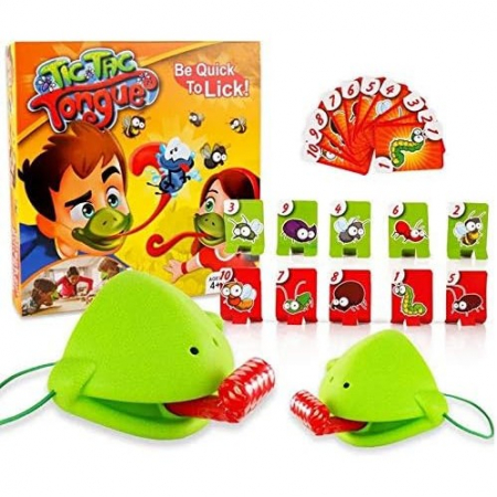 Jucarii, Copii & Bebe - Joc de Societate, Flippy, Tip Cameleon, Competitie, Inlaturare Adeversar, +4 Ani, Multiciolor