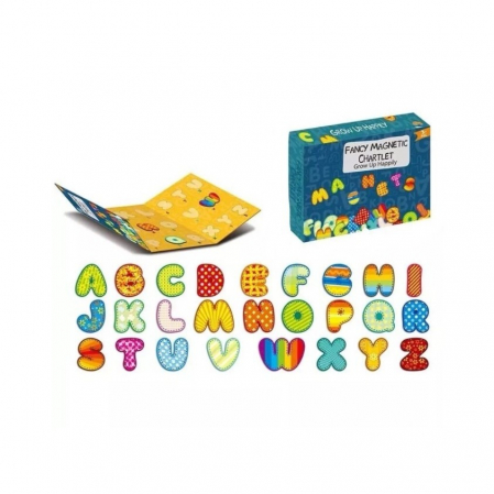 Jucarii, Copii & Bebe - Joc educativ magnetic tip carte, Fancy Magnetic Chartlet, 26 de piese, +3 ani, multicolor