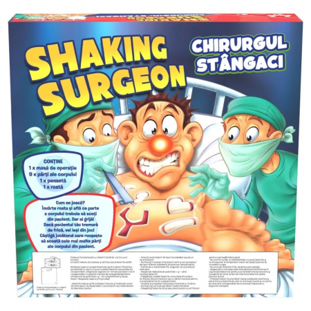 Joc interactiv Smile Games, Chirurgul Stangaci, Sharking Surgeon, 27 x 6 x 27 cm [2]