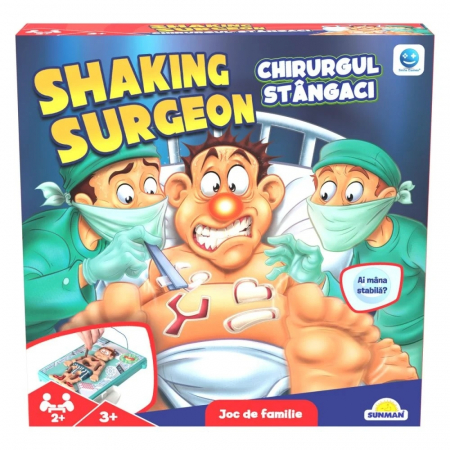 Joc interactiv Smile Games, Chirurgul Stangaci, Sharking Surgeon, 27 x 6 x 27 cm [3]