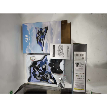 Jucarie Aeronava de Lupta, Flippy, Rezistent, Incarcare USB, cu Telecomanda, Model Albastru Army [1]