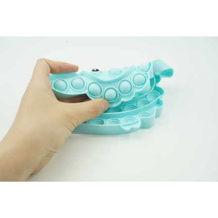 Jucarie antistres din silicon, Flippy, Pop It Now and Flip It, Oita, Albastru [9]