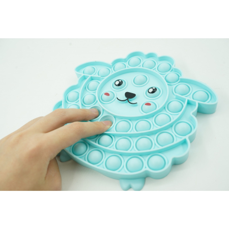 Jucarie antistres din silicon, Flippy, Pop It Now and Flip It, Oita, Albastru [4]