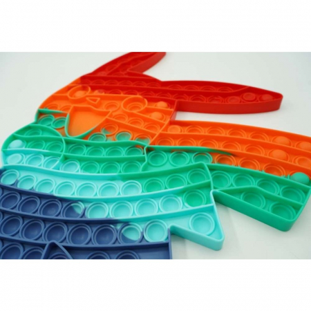 Jucarie antistres din silicon Flippy, Pop it Now and Flip It ,Pikachu ,Multicolor [3]