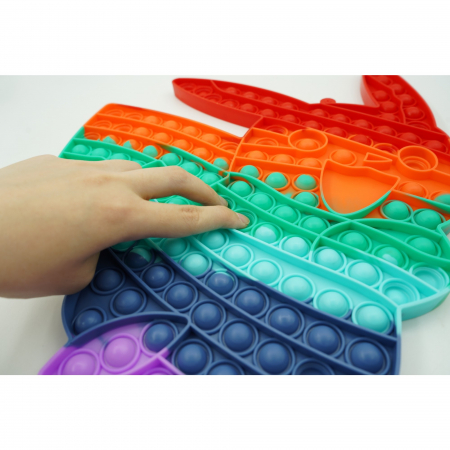 Jucarie antistres din silicon Flippy, Pop it Now and Flip It ,Pikachu ,Multicolor [9]