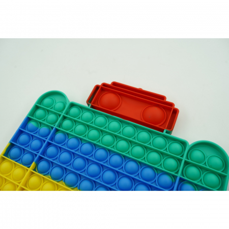 Jucarie antistres din silicon Flippy, Pop it Now and Flip It ,Robot ,Multicolor ,Model 3 [2]