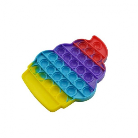 Jucarie antistres din silicon, Pop it Now and Flip It, Briosa, Multicolor [3]