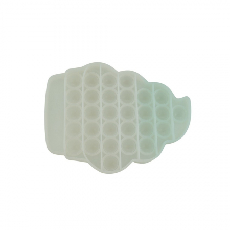 Jucarie antistres din silicon, Pop it Now and Flip It, Briosa, Transparent [3]