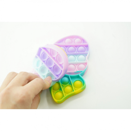 Jucarie antistres din silicon, Pop it Now and Flip It, Fundita, Multicolor [4]